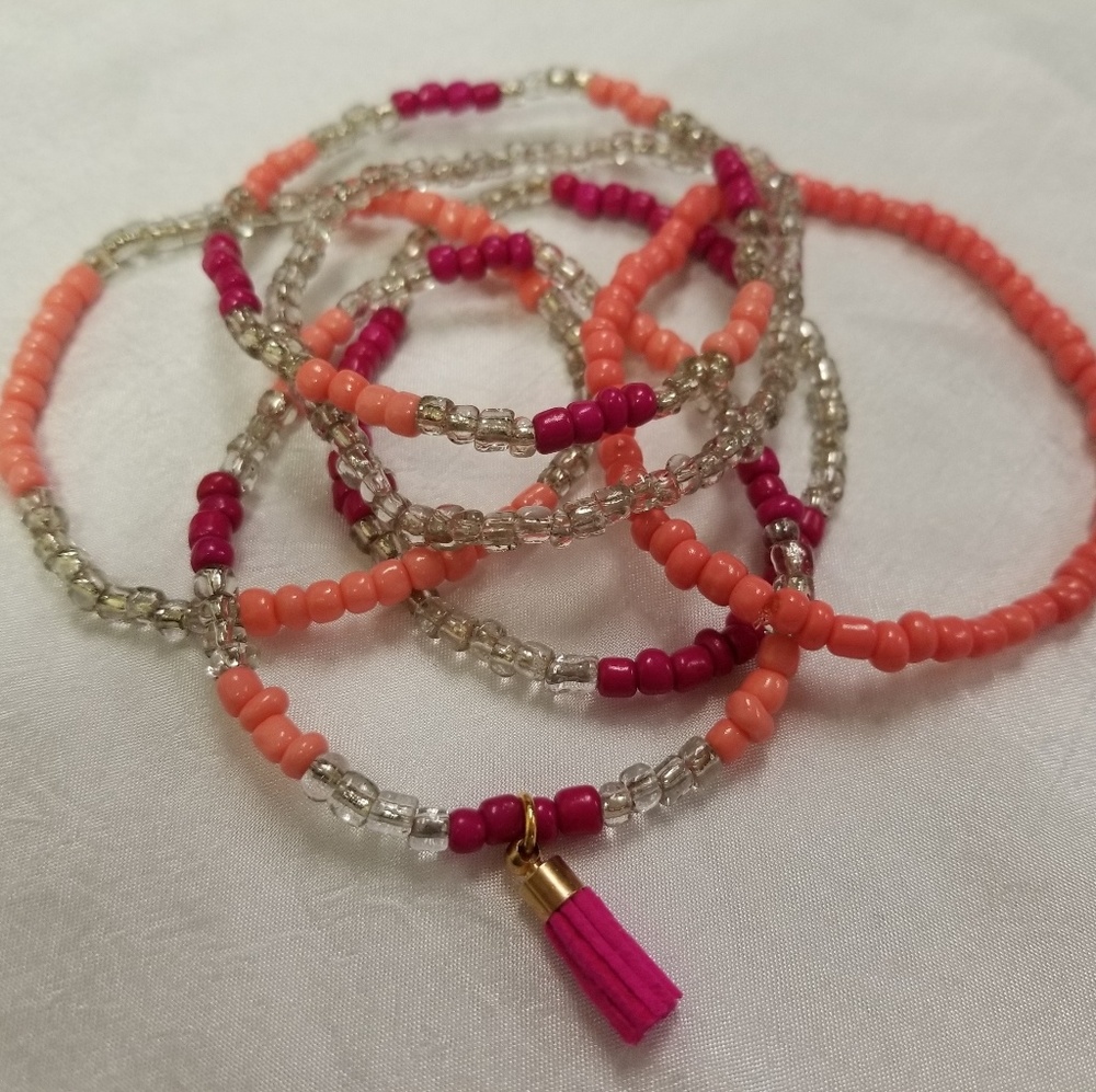 Handmade stretch bracelets - Picture 3 of 6